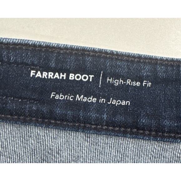 AG AG Goldschmied Women’s Size 31 High Rise Farrah Boot Cut Jeans Dark Wash - Picture 7 of 10